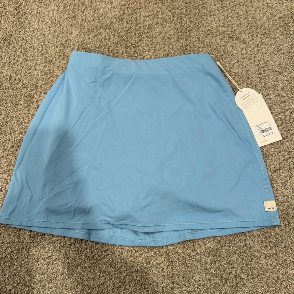 Vuori AllTheForm Skirt 13.5 Sea Folly Blue VW3229 Womens XS NWT